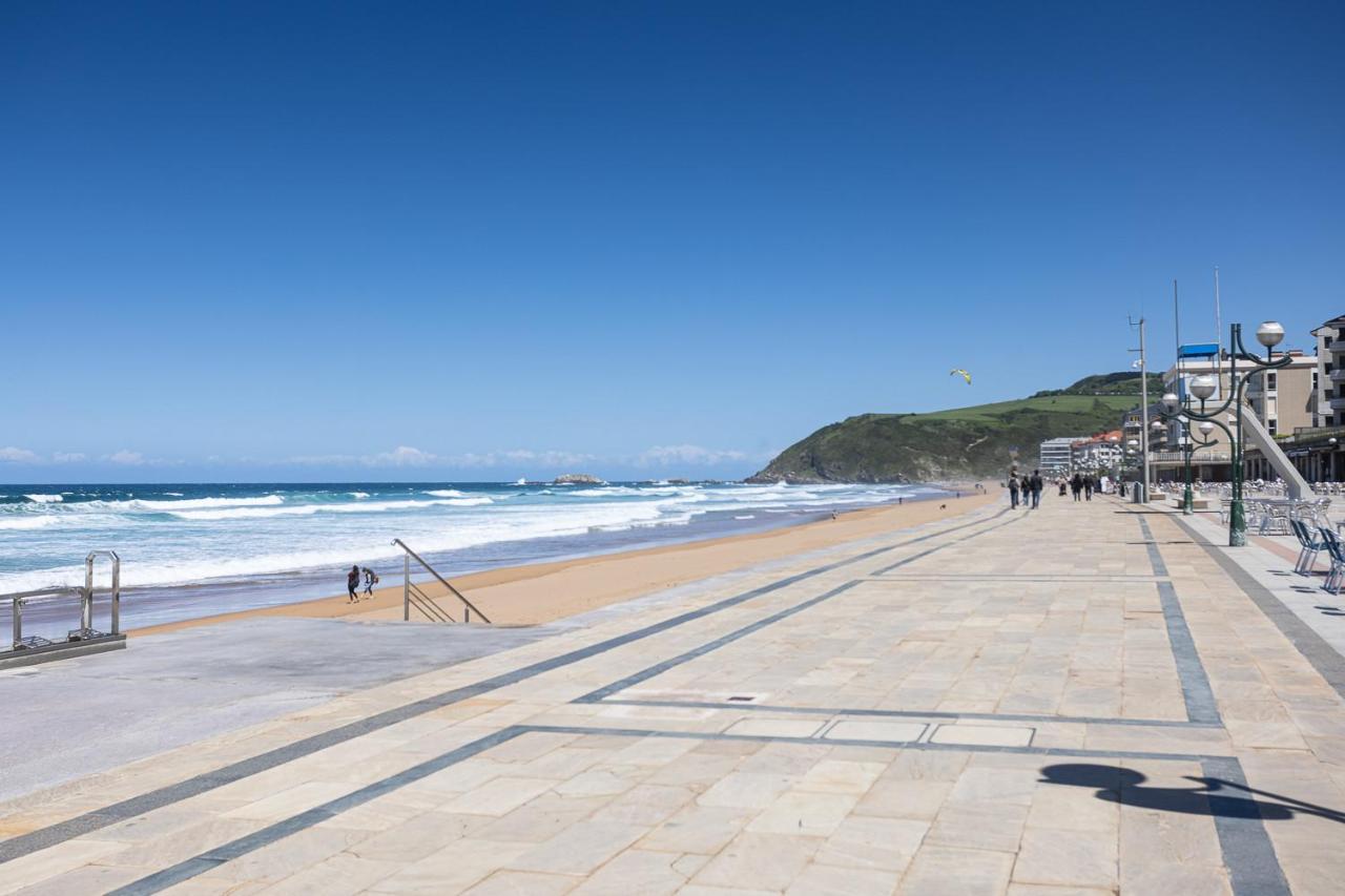 Ferienwohnung Egona-San Luis 2 Vivienda, Playa Y Garaje Zarautz Exterior foto